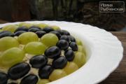 Салат Тиффани с виноградом — обновленный рецепт Салат с курицей карри и виноградом
